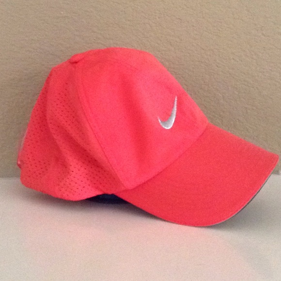 coral nike hat